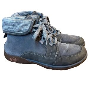 Chaco Barbary Chukka Boot Suede Lace Up Hiking Castlerock Women’s Size 8.5